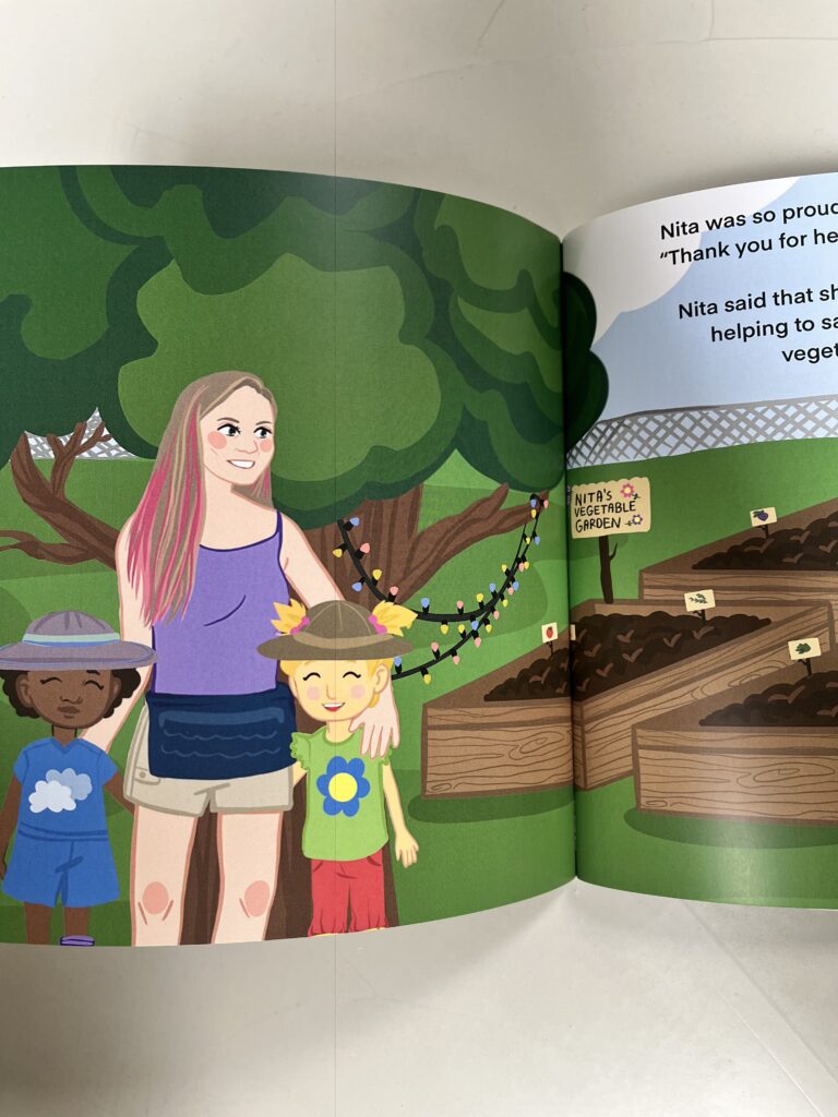 Nita (& Emi) Help to Save the Planet: A Vegetable Garden